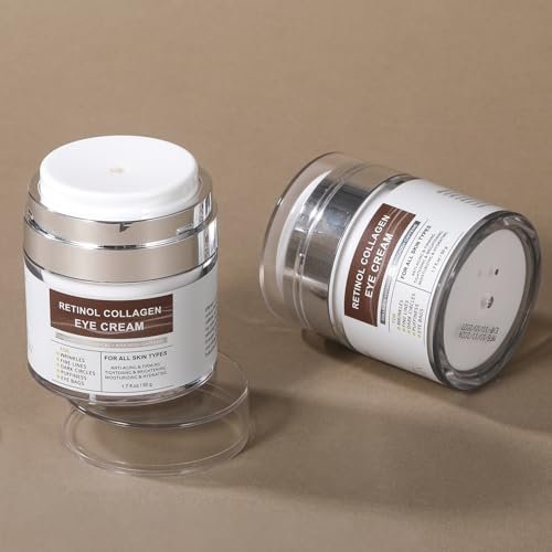 IREV Eye Cream with Retinol, Collagen, Avocado, Caffeine & Vitamin C – Anti-Aging & Hydrating Moisturizer for Dark Circles & Puffiness (1.7 Fl Oz) - görsel 16