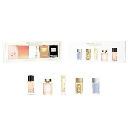 Michael Kors 5-Piece Miniature Fragrance Collection for Women – Travel-Friendly Sample Set Avelisse