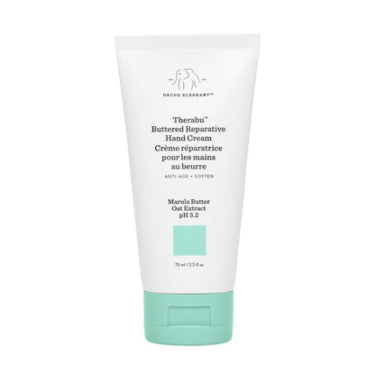 Drunk Elephant Therabu Buttered Reparative Hand Cream - 75 ml | Clean Clinical Skincare, Cruelty-Free, Dermatologist-Tested, Fragrance-Free Avelisse
