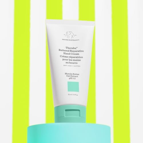 Drunk Elephant Therabu Buttered Reparative Hand Cream - 75 ml | Clean Clinical Skincare, Cruelty-Free, Dermatologist-Tested, Fragrance-Free Avelisse