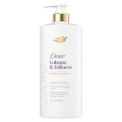 Dove Volume & Fullness Conditioner for Fine, Thin Hair with Biotin & Bio-Protein Care Technology, 28 Fl Oz