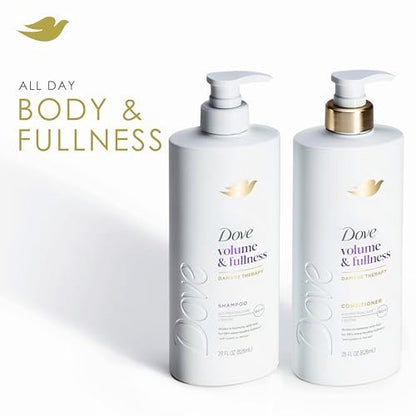 Dove Volume & Fullness Conditioner for Fine, Thin Hair with Biotin & Bio-Protein Care Technology, 28 Fl Oz