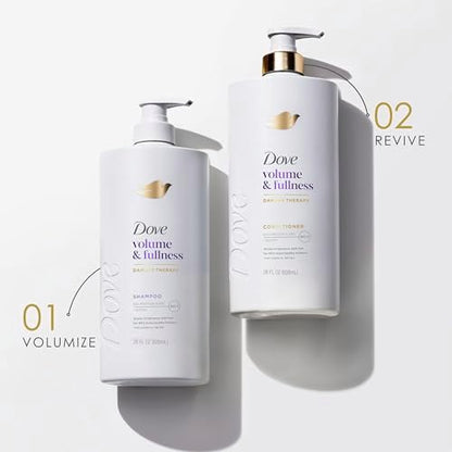 Dove Volume & Fullness Conditioner for Fine, Thin Hair with Biotin & Bio-Protein Care Technology, 28 Fl Oz
