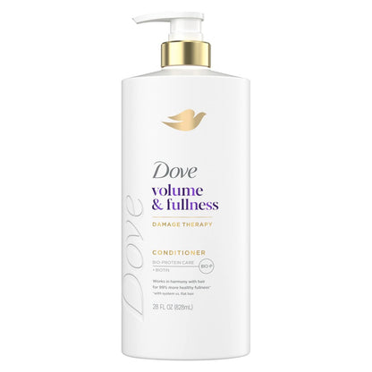 Dove Volume & Fullness Conditioner for Fine, Thin Hair with Biotin & Bio-Protein Care Technology, 28 Fl Oz