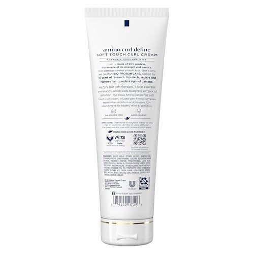 Dove Amino Curl Curl Cream for Curly & Coily Hair - 8 Fl Oz - görsel 4