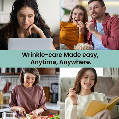 NURIVE Advanced Wrinkle Patches 20ct - Large (Forehead) | Invisible Overnight Wrinkle Tape with Retinol & Collagen for Smile Lines & Frown Lines Avelisse