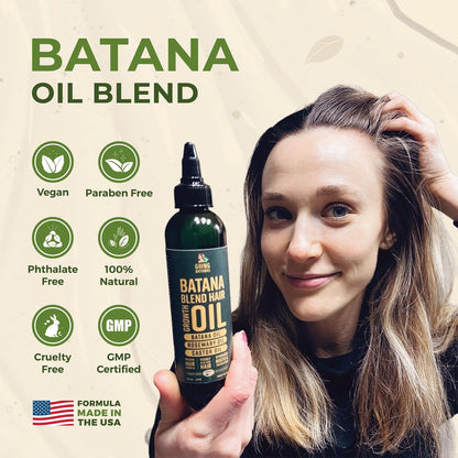 Going Batanas Premium Batana Oil for Hair Growth Blend - 100% Natural Batana from Honduras, Castor & Rosemary Oil - Natural Hair Products for Women & Men (4 Fl Oz) Avelisse