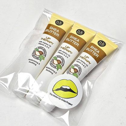 3 Pack Bundle of Shea Butter Lip Therapy for Moisturizing, Soothing and Nourishing Dry and Chapped Lips