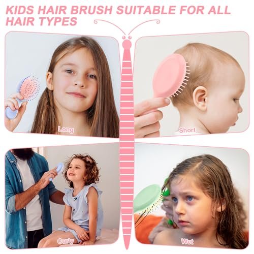 HOFASON 6-Pack Mini Wet Hair Brush – Bulk Stocking Stuffers for Women, Teens, Girls | Travel & Party Favors - görsel 10