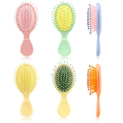 HOFASON 6-Pack Mini Wet Hair Brush – Bulk Stocking Stuffers for Women, Teens, Girls | Travel & Party Favors