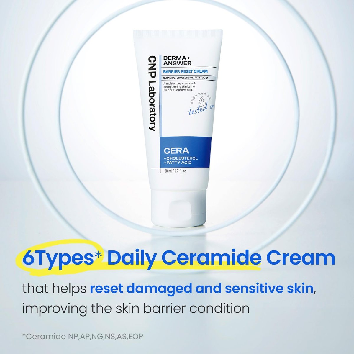 CNP Barrier Reset Cream – Deep Hydration & Barrier Strengthening with Ceramide for Dry & Sensitive Skin | Korean Skincare (2.7 fl oz) Avelisse