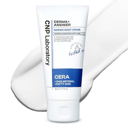 CNP Barrier Reset Cream – Deep Hydration & Barrier Strengthening with Ceramide for Dry & Sensitive Skin | Korean Skincare (2.7 fl oz) Avelisse