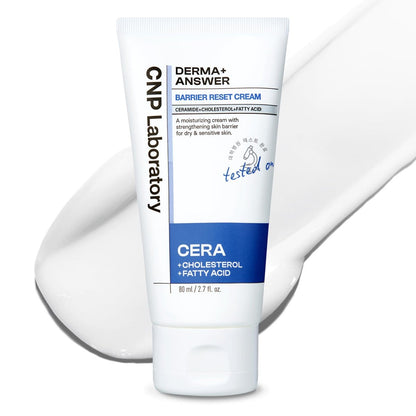 CNP Barrier Reset Cream – Deep Hydration & Barrier Strengthening with Ceramide for Dry & Sensitive Skin | Korean Skincare (2.7 fl oz) Avelisse