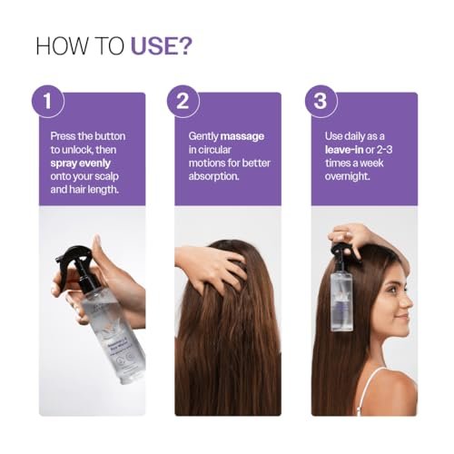 Bare Anatomy Nature x Science Rosemary Water Spray for Hair Growth & Hair Thickness with Rice Water | 100% Natural Extract | Soft & Smooth Hair | Controls Hairfall | Non-Greasy & Fast Absorbing | 200ml - görsel 10