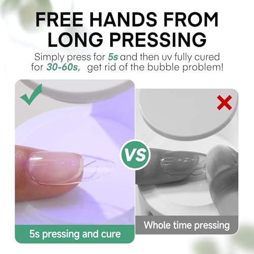 Luckyfairy 40ml Super Strong Nail Glue - Soft Solid Gel for Press Ons & Acrylics, Mess Free, Lamp Curing Needed, Durable & Long-Lasting - görsel 16