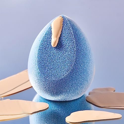 JUNO & Co. Microfiber Makeup Sponge Set 4-Pack - Dual Layer Technology for Airbrushed Complexion Finish Avelisse