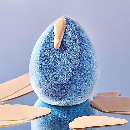 JUNO & Co. Microfiber Makeup Sponge Set 4-Pack - Dual Layer Technology for Airbrushed Complexion Finish Avelisse