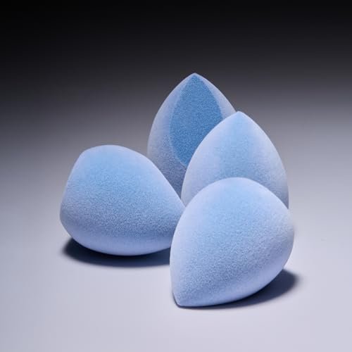 JUNO & Co. Microfiber Makeup Sponge Set 4-Pack - Dual Layer Technology for Airbrushed Complexion Finish Avelisse