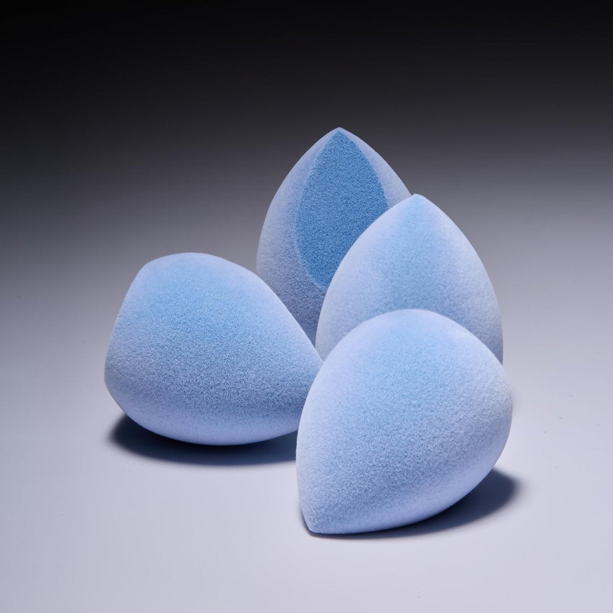 JUNO & Co. Microfiber Makeup Sponge Set 4-Pack - Dual Layer Technology for Airbrushed Complexion Finish Avelisse