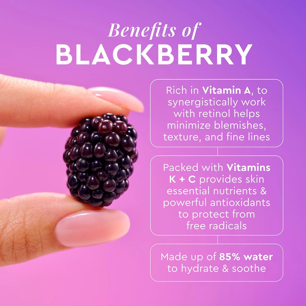 Glow Recipe Gentle Blackberry Retinol Night Serum for Sensitive Skin - Triple Retinoids + Glycerin, Clarifying Blemishes, Smooths Fine Lines, 1 Fl Oz Avelisse