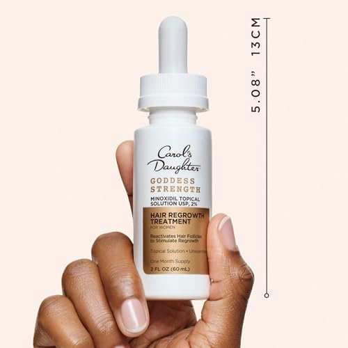 Carol's Daughter Goddess Strength Hair Regrowth Treatment for Women, 2% Minoxidil Solution for Hair Loss and Thinning, One Month Supply, 2 Fl Oz Avelisse