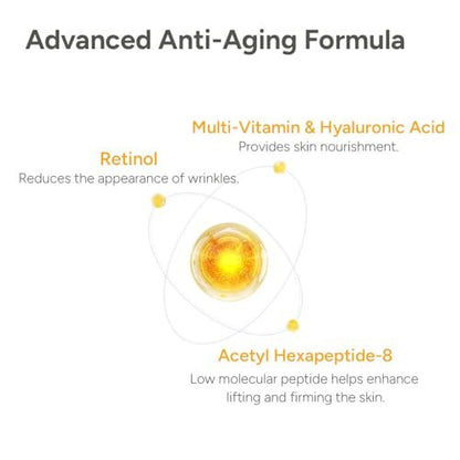 SUNGBOON EDITOR Deep Collagen Retinol Tension Boost Up Mask – Firming Face & Neck Mask with Retinol & Volufiline, Korean Skincare, 25g x 4ea Avelisse