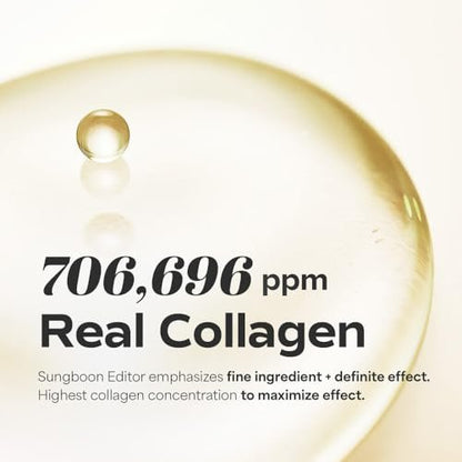 SUNGBOON EDITOR Deep Collagen Melting Patch - Collagen & Glutathione Hydrating Eye Patches for Firm-Looking Skin, Fine Line & Spot Care, Korean Skincare, 1.13 oz Avelisse