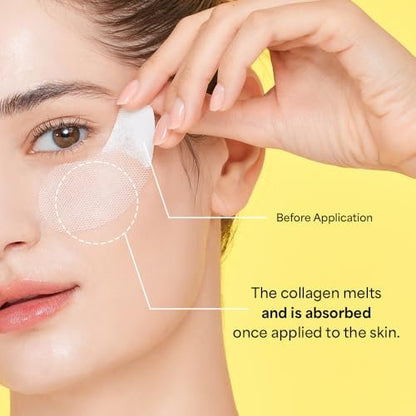 SUNGBOON EDITOR Deep Collagen Melting Patch - Collagen & Glutathione Hydrating Eye Patches for Firm-Looking Skin, Fine Line & Spot Care, Korean Skincare, 1.13 oz Avelisse