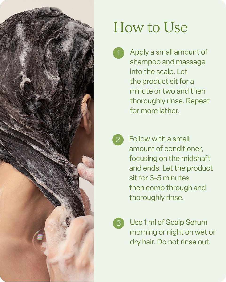 Divi Healthy Hair Goals Bundle: Scalp Health Serum, Volumizing Shampoo & Conditioner Set Avelisse
