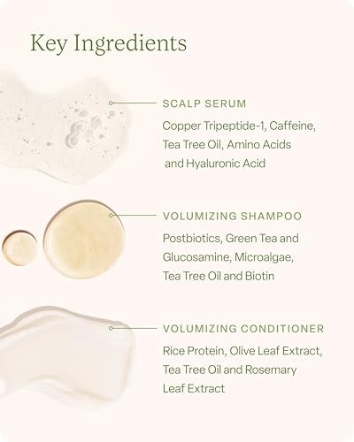 Divi Healthy Hair Goals Bundle: Scalp Health Serum, Volumizing Shampoo & Conditioner Set Avelisse