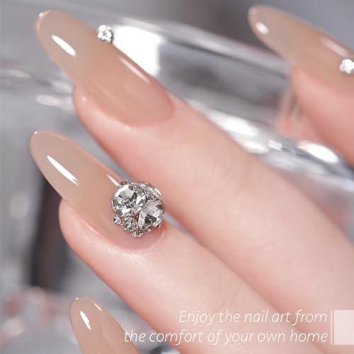 GAOY Rhinestone Glue for Nails – 15ml UV Gem Glue with Nail Art Brushes for Charms, Diamonds, Jewels & Decorations - görsel 8