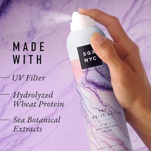 SGX NYC The Do It All 3-in-1 Dry Texture Spray - Versatile Dry Shampoo and Hairspray for Refreshed Hair - Dry Texture Spray for Hair Volume - 2 Pack Avelisse