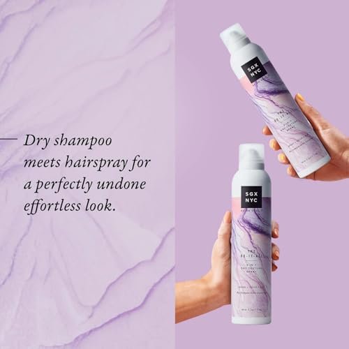 SGX NYC The Do It All 3-in-1 Dry Texture Spray - Versatile Dry Shampoo and Hairspray for Refreshed Hair - Dry Texture Spray for Hair Volume - 2 Pack Avelisse