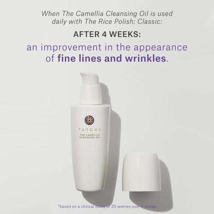TATCHA The Camellia Cleansing Oil, Travel-Sized | Mini 2-in-1 Makeup Remover & Face Wash - Removes Makeup, Sunscreen, and Excess Oil Without Stripping | 50 ml / 1.7 fl. oz. Avelisse