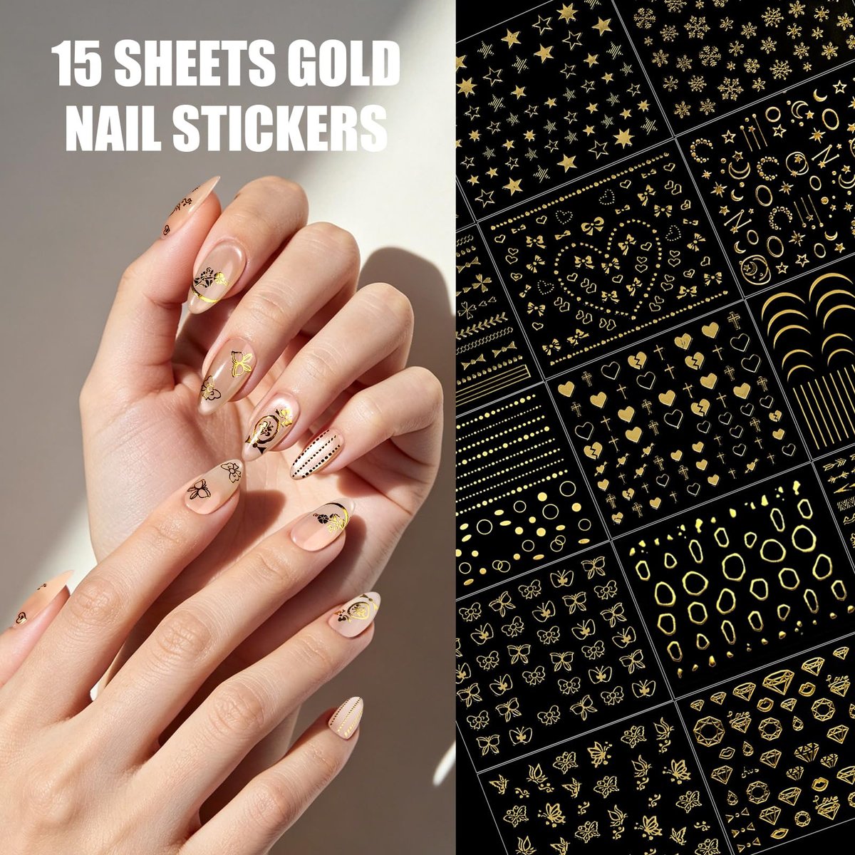 Teenitor Acrylic Nail Kit with Chrome Powder, Almond Tips, Art Brushes, Charms, 3D Gel, Tools, Stand - Complete Beginner Set - görsel 16