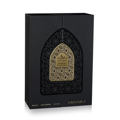 Maryaj Sultan - Fortune Long Lasting Eau de Parfum for Men and Women - Rose & Patchouli Fragrance - 3.4 oz