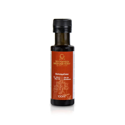 VATOPEDI MONASTERY St. John’s Wort Oil from Mount Athos – Soothing & Nourishing Oil, 100ml