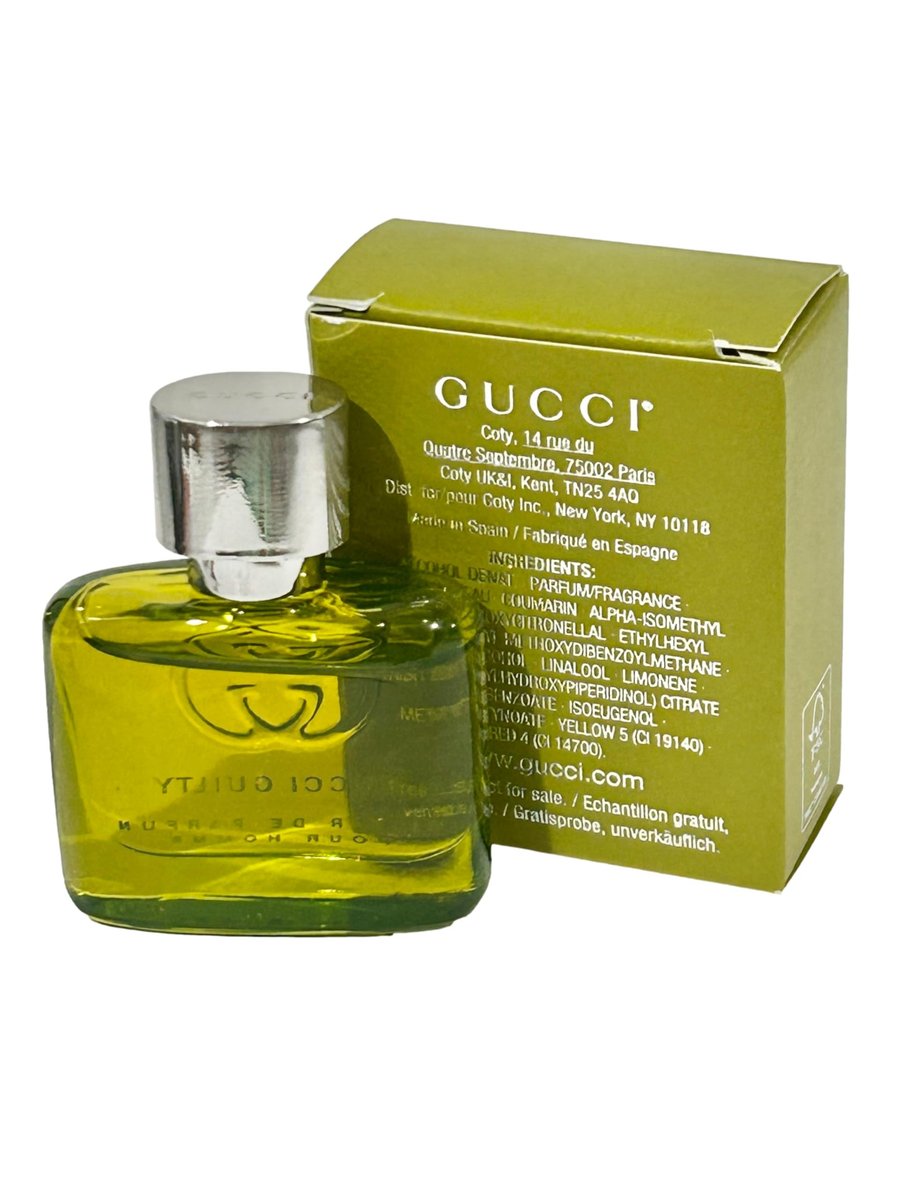Gucci Guilty Elixir Pour Homme Eau de Parfum – Travel Size 5ml Splash On - görsel 7