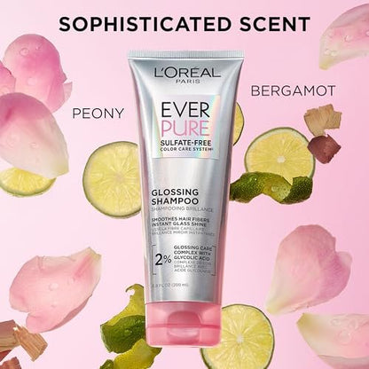 L'Oreal Paris EverPure Glossing Lamination Hair Mask with Glycolic Acid – 5.1 Fl Oz for Lasting Shine & Smoothness