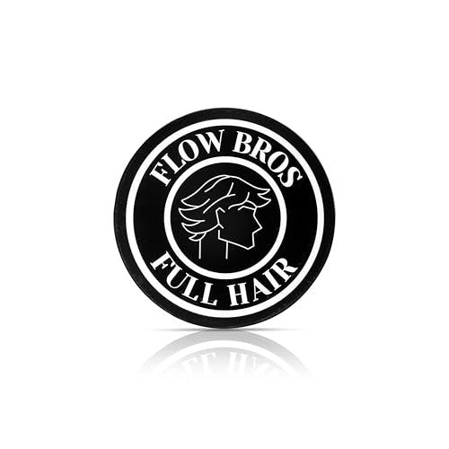 Flow Bros Men's Hair Clay - Strong Hold, Nourishing Formula, Low Shine - Adds Volume and Texture - 2oz Avelisse