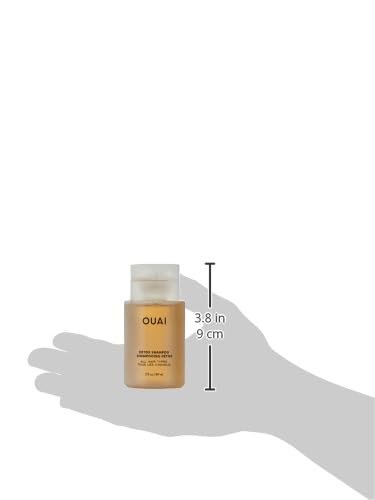 OUAI Detox Shampoo Travel Size - Clarifying Shampoo for Build Up, Dirt, Oil, Product and Hard Water - Apple Cider Vinegar & Keratin - Sulfate-Free (3 oz) - görsel 9