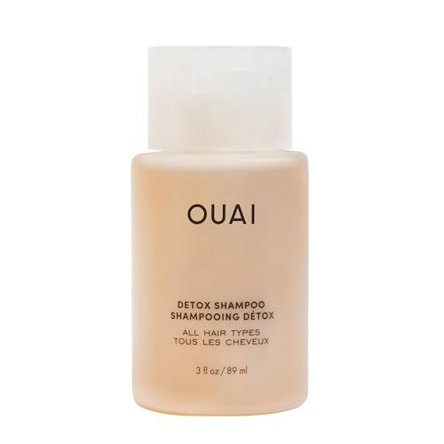 OUAI Detox Shampoo Travel Size - Clarifying Shampoo for Build Up, Dirt, Oil, Product and Hard Water - Apple Cider Vinegar & Keratin - Sulfate-Free (3 oz) - görsel 2