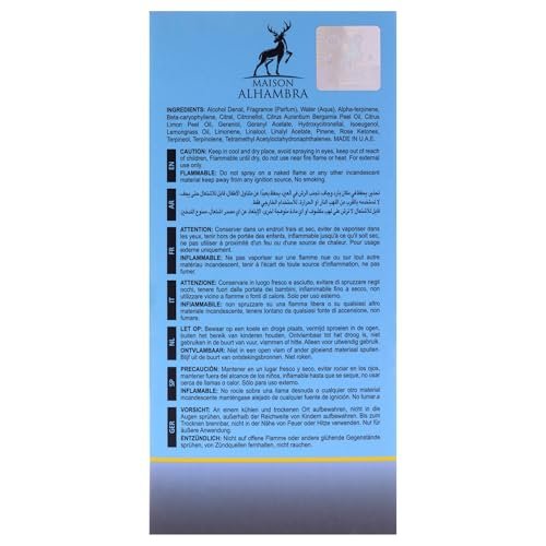 Maison Alhambra Jean Lowe - Azure Eau de Parfum for Unisex - 3.4 oz (100 ml) Spray - görsel 14
