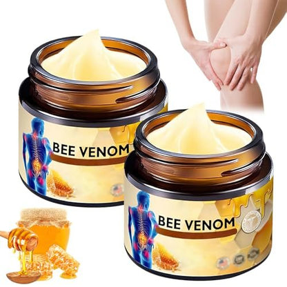 2-Pack Bee Venom Cream – Advanced Professional Moisturizer for Back, Neck, Hands & Knees by Egmsic Avelisse