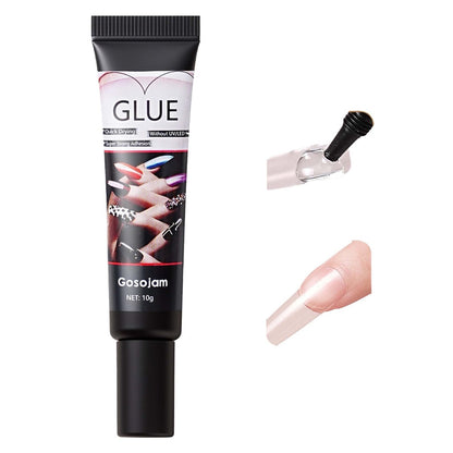 Super Strong Nail Glue for Acrylic Press-On Nails - Fast-Drying, Water-Resistant, No UV Light Needed