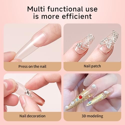 Super Strong Nail Glue for Acrylic Press-On Nails - Fast-Drying, Water-Resistant, No UV Light Needed - görsel 10