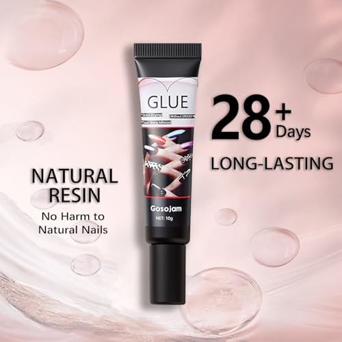 Super Strong Nail Glue for Acrylic Press-On Nails - Fast-Drying, Water-Resistant, No UV Light Needed - görsel 8