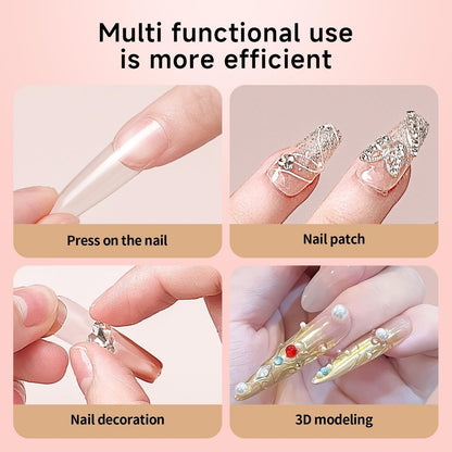 Super Strong Nail Glue for Acrylic Press-On Nails - Fast-Drying, Water-Resistant, No UV Light Needed