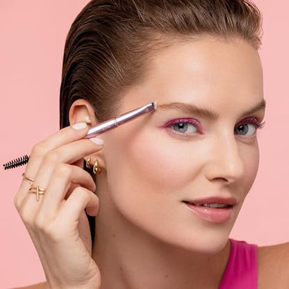 Real Techniques Double Time Brush + Lash 4 Piece Set – Dual-Ended Eye Makeup Brushes, Travel-Friendly Storage Caps, Eyelash Curler Included, Cruelty-Free Avelisse