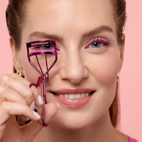 Real Techniques Miracle Eyelash Curler – Gentle, Pinch-Free Lash Lift for Stunning Volume, Travel-Size, Cruelty-Free (Pink, 1 Count) - görsel 12